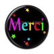 Cabochon Résine - merci
