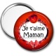Miroir de poche - je t'aime maman