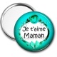 Miroir de poche - je t'aime maman