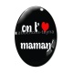 Cabochon Verre Ovale - on t'aime maman