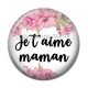 Cabochon Résine - je t'aime maman