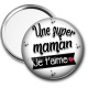 Miroir de poche - une super maman je t'aime