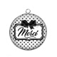 Pendentif Cabochon Argent - merci