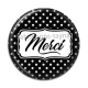 Cabochon Résine - merci