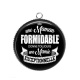 Pendentif Cabochon Argent - une maman formidable donne toujours une mamie exceptionnelle