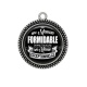 Pendentif Cabochon Argent - une maman formidable donne toujours une mamie exceptionnelle