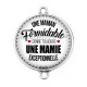 Connecteur Cabochon Argent - une maman formidable donne toujours une mamie exceptionnelle