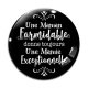 Cabochon Verre - une maman formidable donne toujours une mamie exceptionnelle