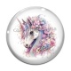 Cabochon Verre - licorne