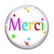 Cabochon Verre - merci