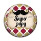 Cabochon Résine - super papy