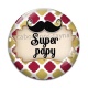 Cabochon Verre - super papy