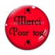 Cabochon Verre - merci