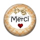 Cabochon Résine - merci