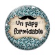 Cabochon Verre - un papy formidable