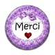 Cabochon Résine - merci