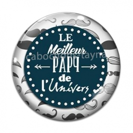 Cabochon Verre - le meilleur papy