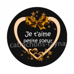 je t'aime petite soeur