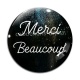 Cabochon Verre - merci beaucoup