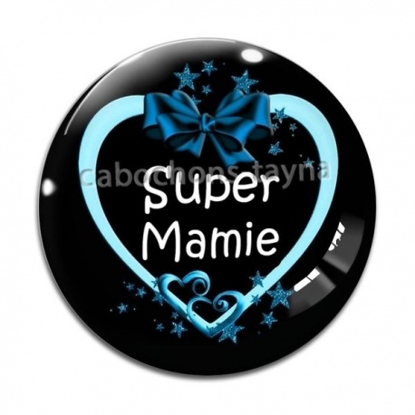 Cabochon Verre - super mamie