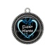 Pendentif Cabochon Argent - super mamie