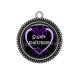Pendentif Cabochon Argent - super maîtresse