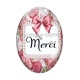 Cabochon Verre Ovale - merci