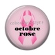 Cabochon Résine - octobre rose
