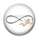 Cabochon Résine - signe infini ange