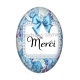 Cabochon Résine Ovale - merci