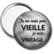 Miroir de poche - je ne suis pas vieille je suis vintage