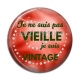 Cabochon Résine - je ne suis pas vieille je suis vintage