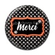 Cabochon Résine - merci