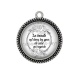 Pendentif Cabochon Argent - la beauté est dans les yeux de celui qui regarde