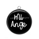 Pendentif Cabochon Argent - mi ange