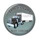 Cabochon Résine - jamais sans mon camion