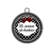 Pendentif Cabochon Argent - la maison du bonheur