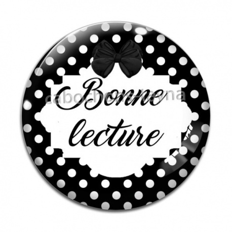 Cabochon Verre - bonne lecture