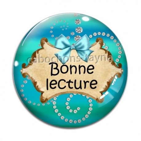 Cabochon Verre - bonne lecture