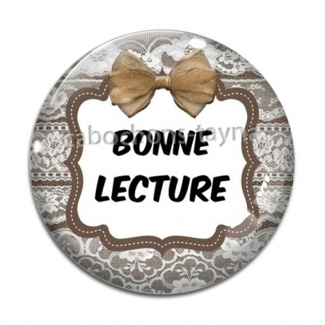 Cabochon Verre - bonne lecture