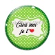 Cabochon Verre - croa moi je t'aime