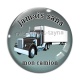 Cabochon Verre - jamais sans mon camion