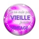 Cabochon Verre - je ne suis pas vieille je suis vintage