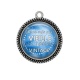 Pendentif Cabochon Argent - je ne suis pas vieille je suis vintage