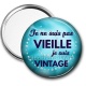 Miroir de poche - je ne suis pas vieille je suis vintage