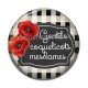 Cabochon Résine - gentils coquelicots mesdames