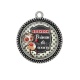 Pendentif Cabochon Argent - attention briseuse de coeur