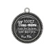 Pendentif Cabochon Argent - soyez vous même tout les autres sont déjà pris