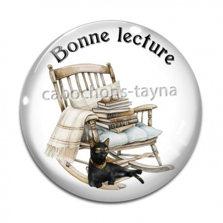 Cabochon Verre - bonne lecture