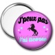 Miroir de poche - j'peux pas j'ai licorne